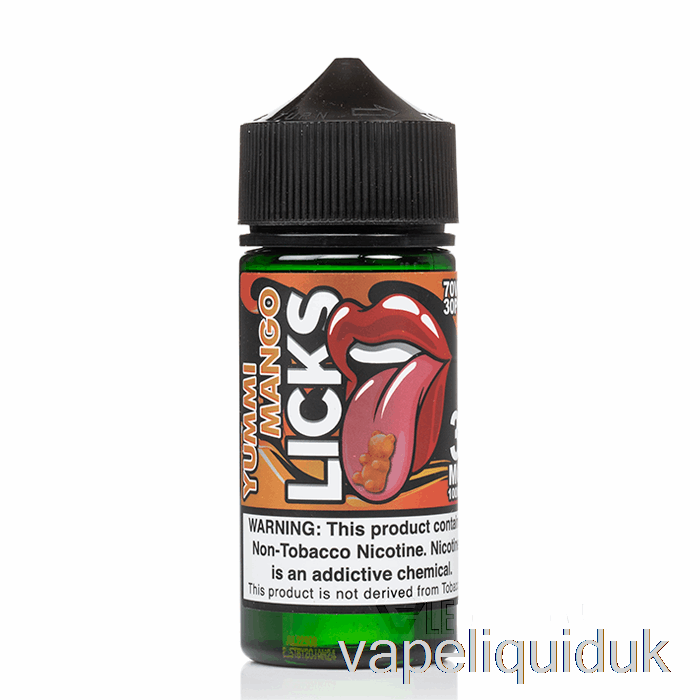 Yummi Mango - LICKS Roll Upz - 100mL 0mg Vape Liquid